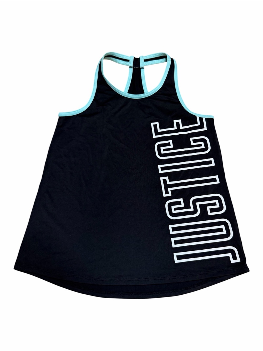 Justice Active Girls Black JUSTICE Racerback Athletic Tank Top Size 12